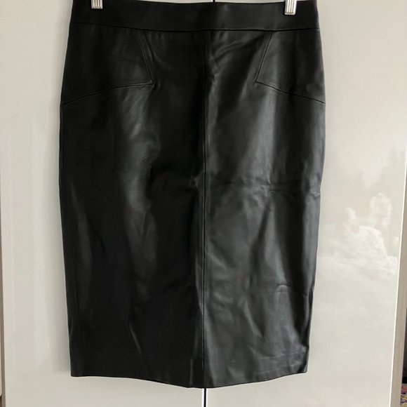 Reagan Leather Pencil Skirt Size 8 - Picture 5 of 7